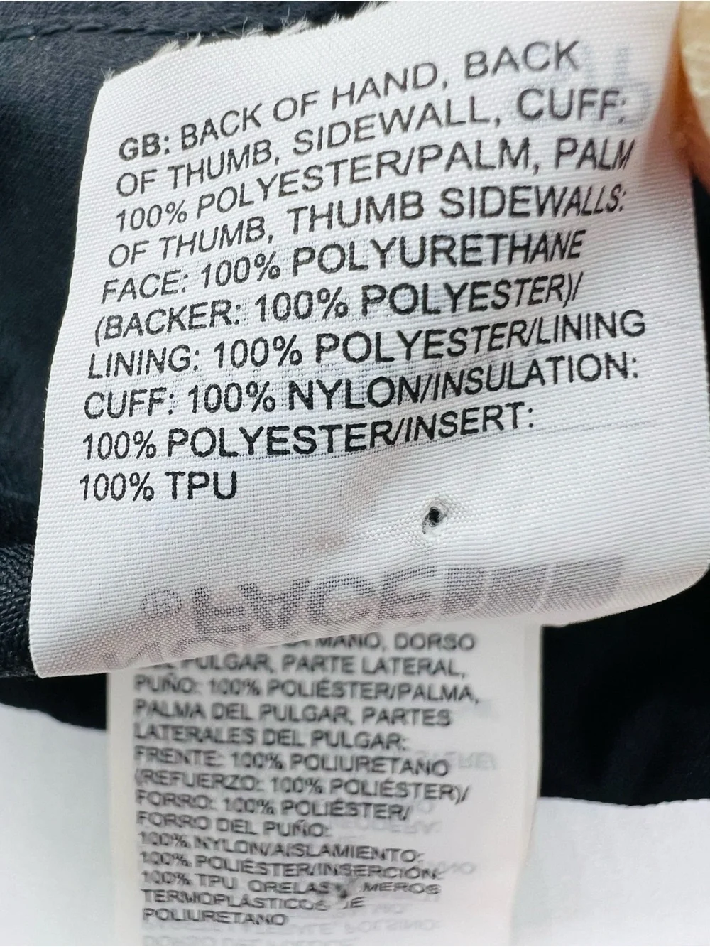 The North Face insulated mittens